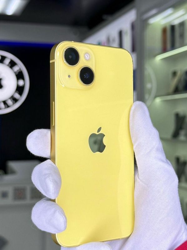 iPhone 14, 128 ГБ, SIM + eSIM, б/у