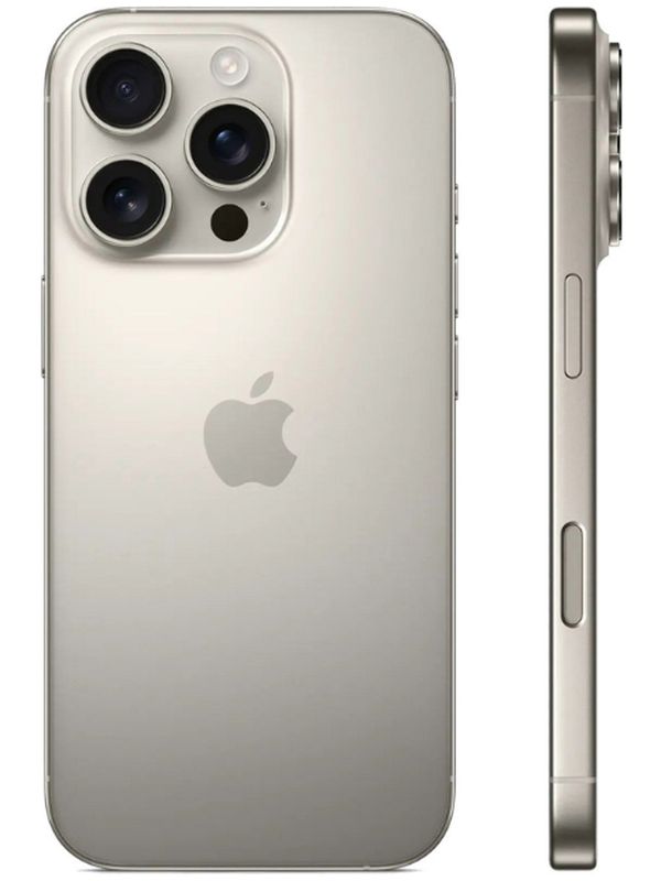iPhone 16 Pro Max 256 ГБ, eSIM, Natural Titanium (серый)