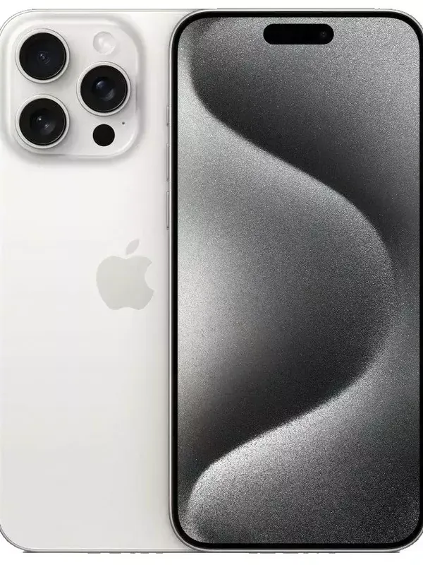 iPhone 15 Pro 128 ГБ, Dual: nano SIM + eSIM, белый титан