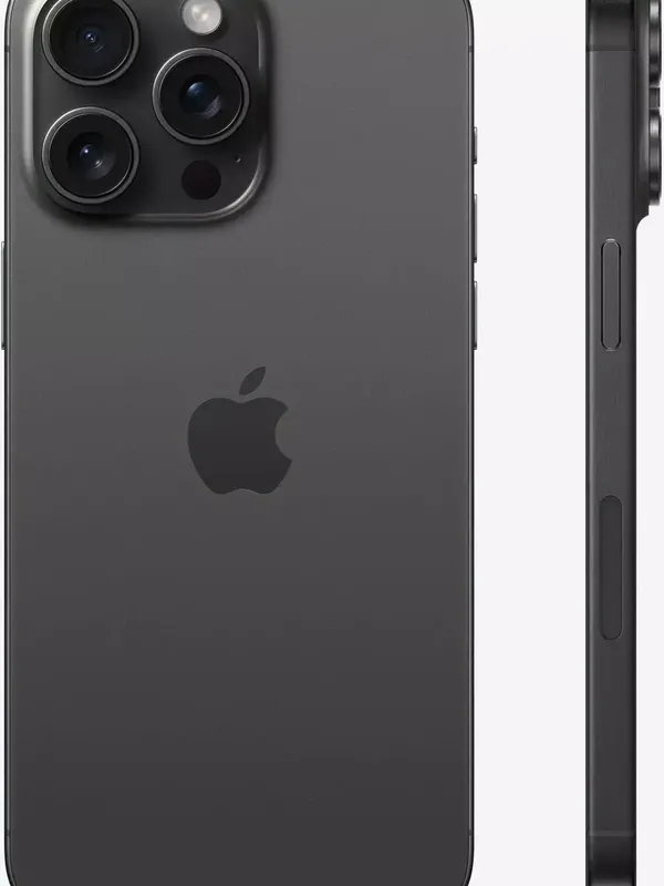 iPhone 15 Pro Max 256 ГБ, Dual: nano SIM + eSIM, черный титан