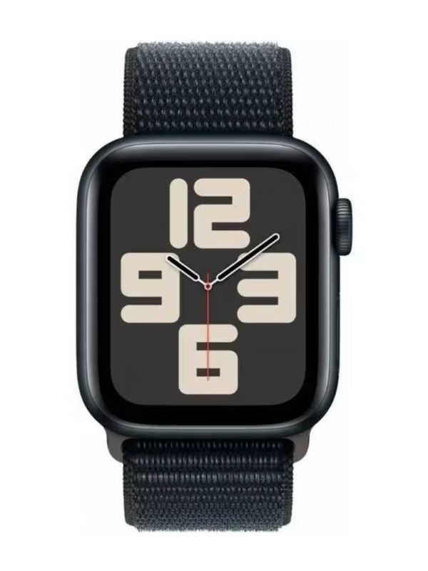 Apple Watch SE 2 2024 44mm Midnight Aluminum Case with Ink Sport Loop