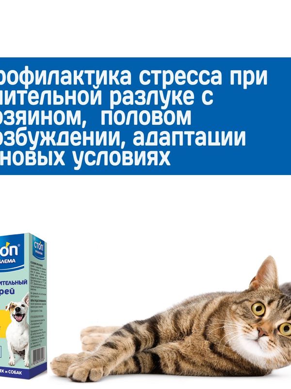 Успокоительный спрей Стоп Проблема для кошек и собак, 25