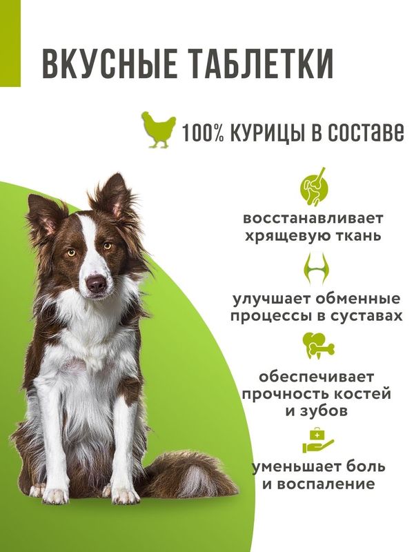 Витамины для собак и кошек ХондроНео для суставов и костей 30 таб