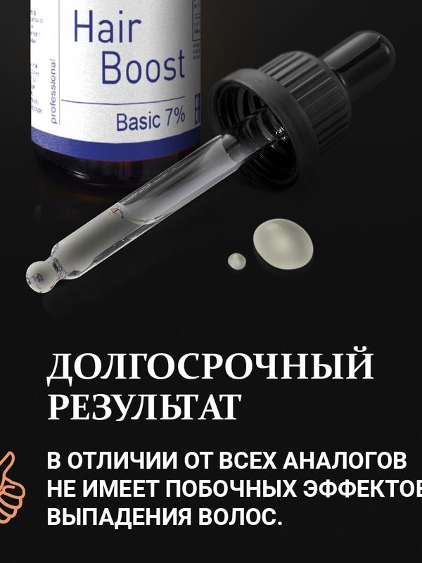 Лосьон для роста волос 7%, средство от облысения