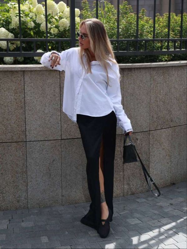 Рубашка белая