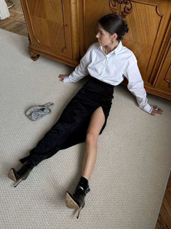 Юбка черная Lazy