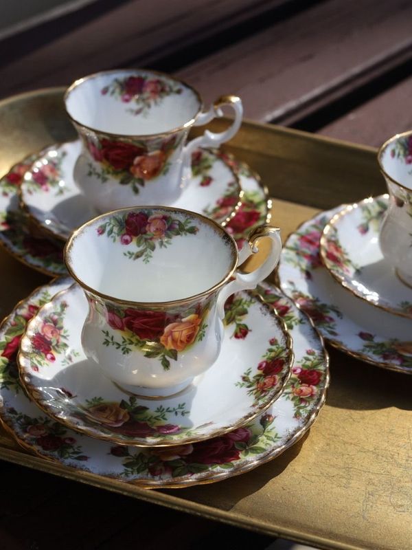 Винтажное трио Royal Albert, Англия