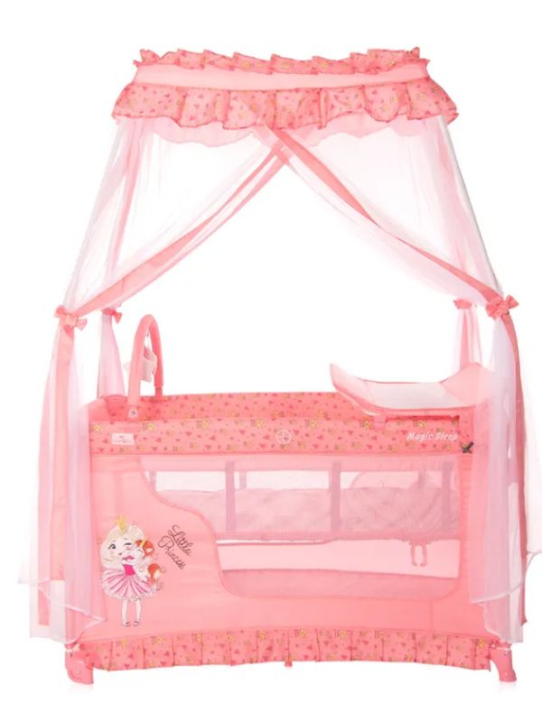 Кровать-манеж Lorelli MAGIC SLEEP Розовый