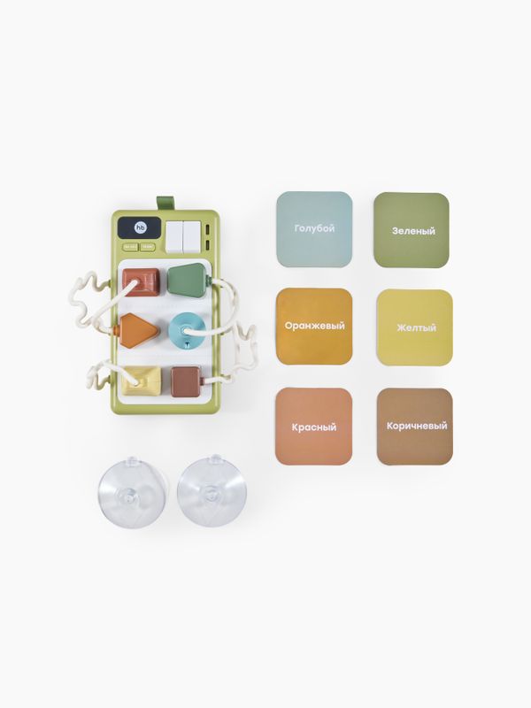 Игрушка развивающая SOCKETS СОКЕТС light green Happy Baby (0+)