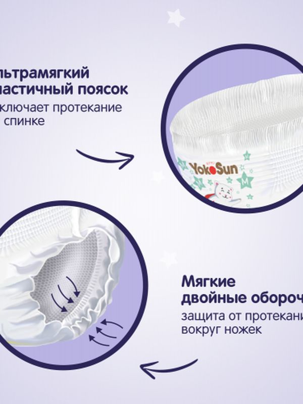 Трусики YOKOSUN Premium размер XL 12-20 кг 38 шт Q-форма