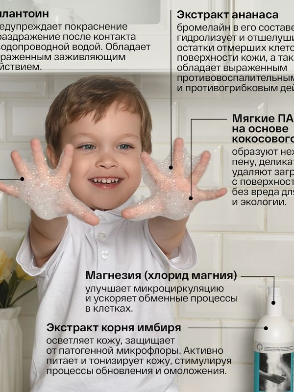 Жидкое мыло для рук Имбирь и Ананас 500 мл Brand For My Son