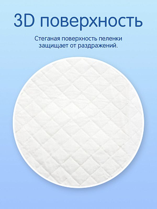 Пеленки детские одноразовые 60*60 см 10 шт JOONIES