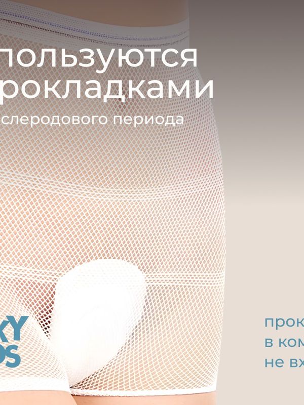 Трусы-сеточки одноразовые для роддома L 5 шт ROXY-KIDS