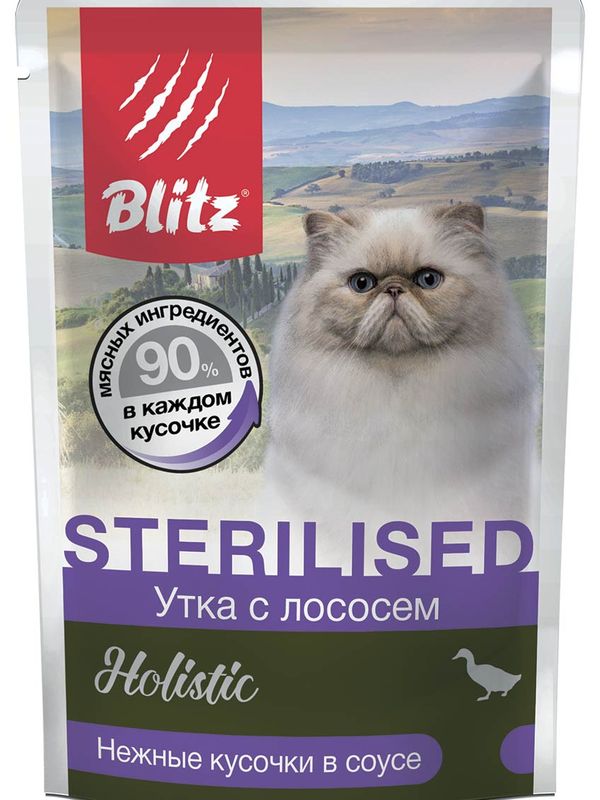 Влажные корма Blitz Holistic для кошек (МНОГО МЯСА)