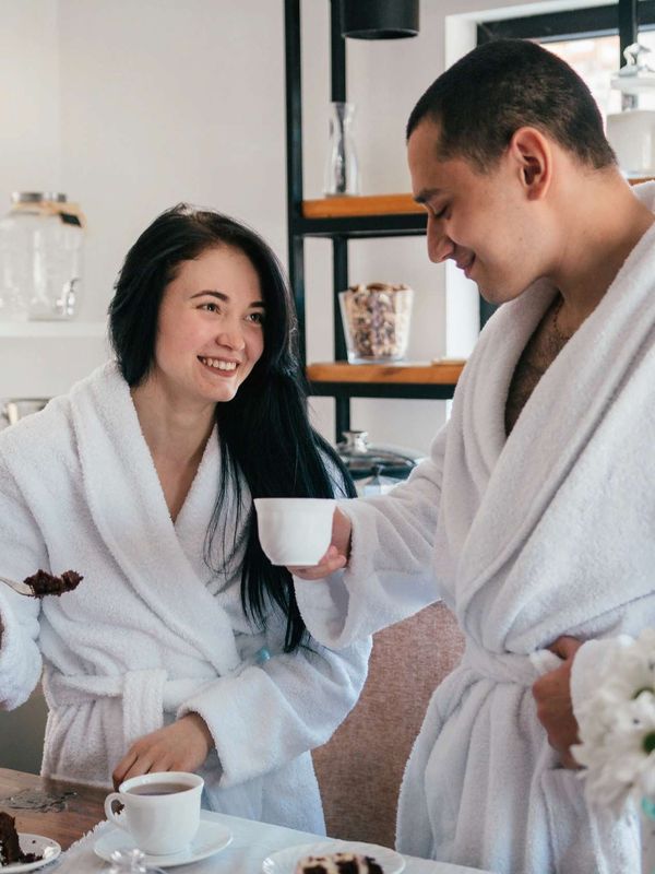 Парные халаты Mr и Mrs