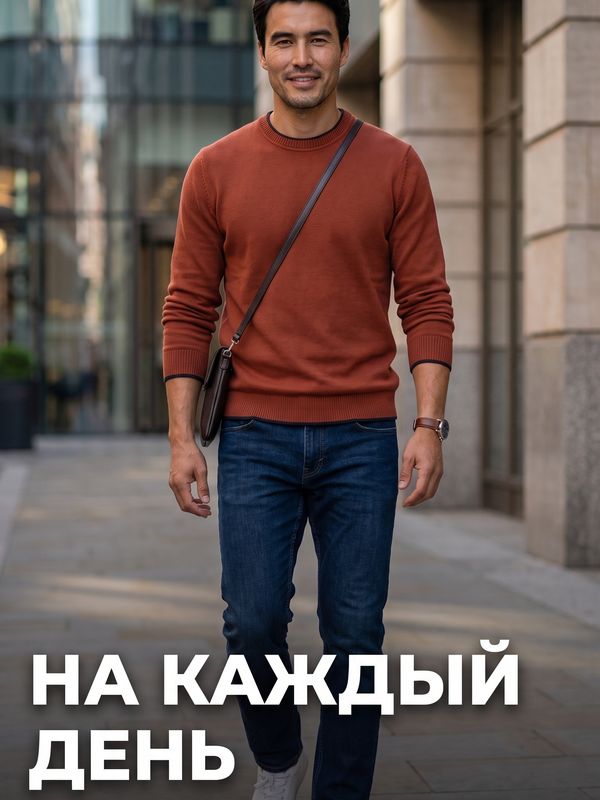 Джемпер, терракотовый       165826721