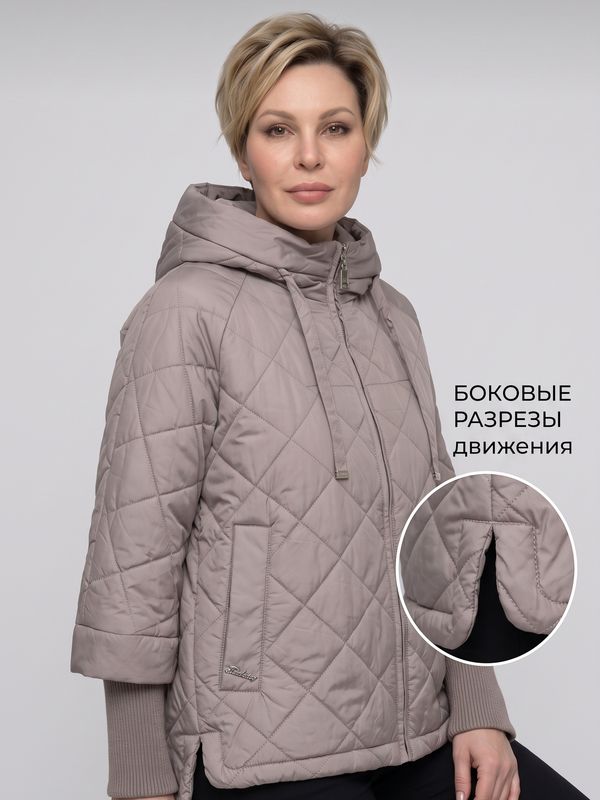 Демисезонная куртка пудрового цвета 924862419 РР3