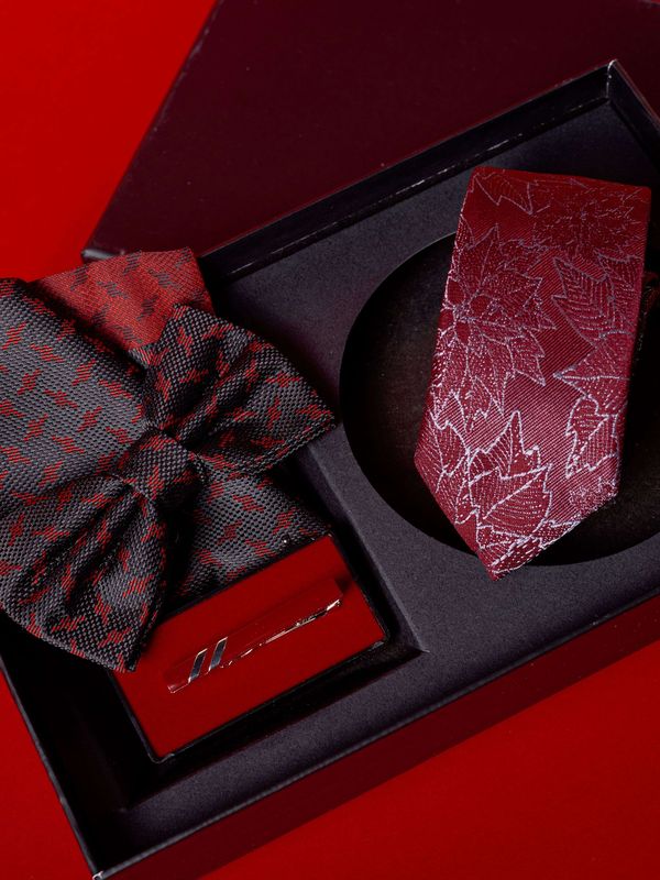 Gift Box (cravată+butoniere+papion)