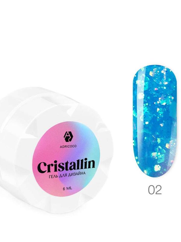 Гель для дизайна ногтей ADRICOCO Cristallin