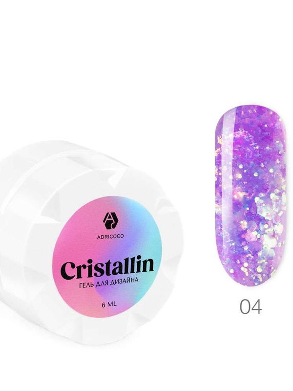 Гель для дизайна ногтей ADRICOCO Cristallin