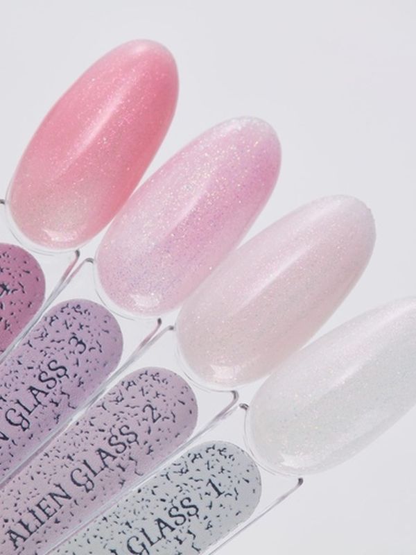 База камуфлирующая с шиммером Alien Glass IVA Nails 8 мл