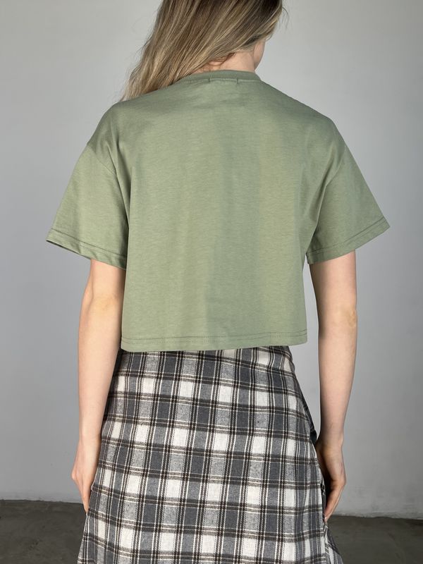 Футболка укороченная oversize SHOPDAANNA 72459682\805