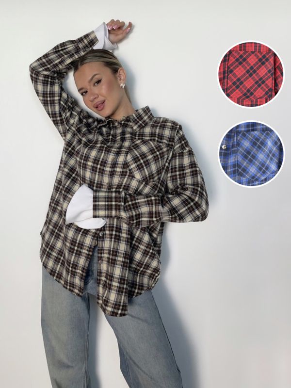 Рубашка SHOPDAANNA в клетку 72458078