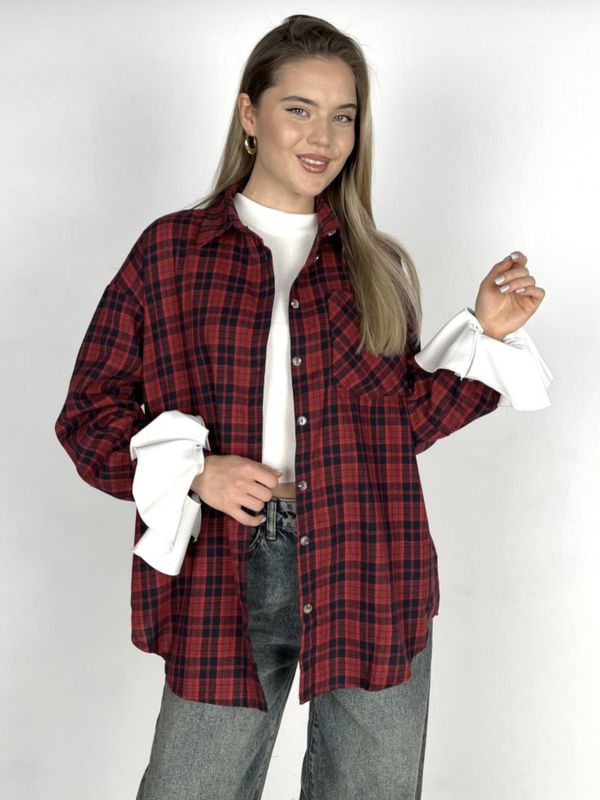 Рубашка SHOPDAANNA в клетку 72458078