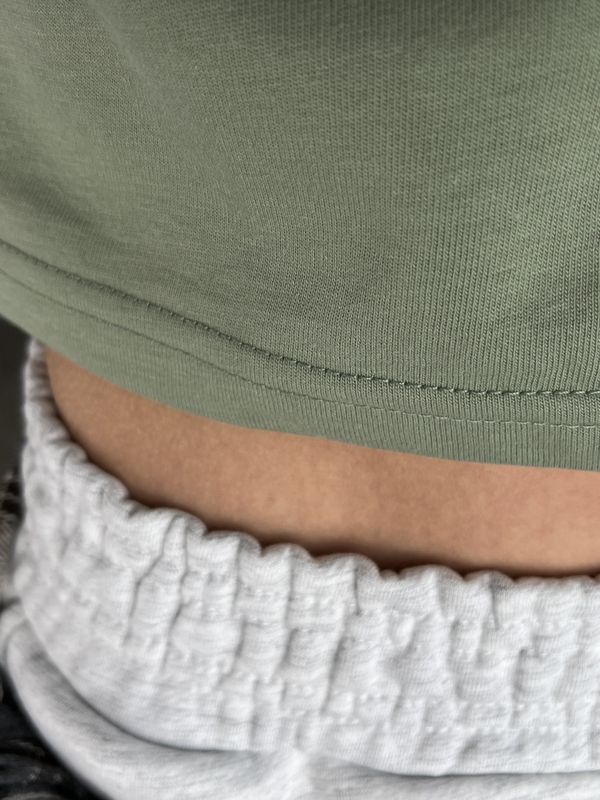 Футболка укороченная oversize SHOPDAANNA 72459682\805