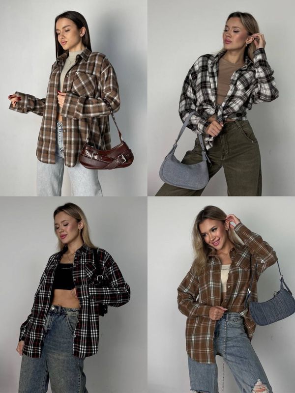 Рубашка в клетку SHOPDAANNA 72454581
