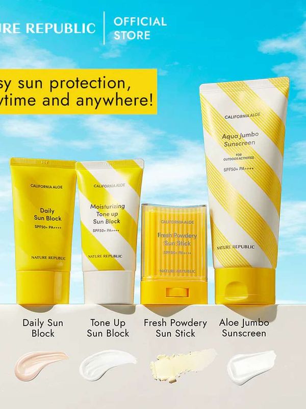 Солнцезащитный крем-стик California Aloe Fresh Powdery Sun Stick SPF50+/Pa++++ 24g