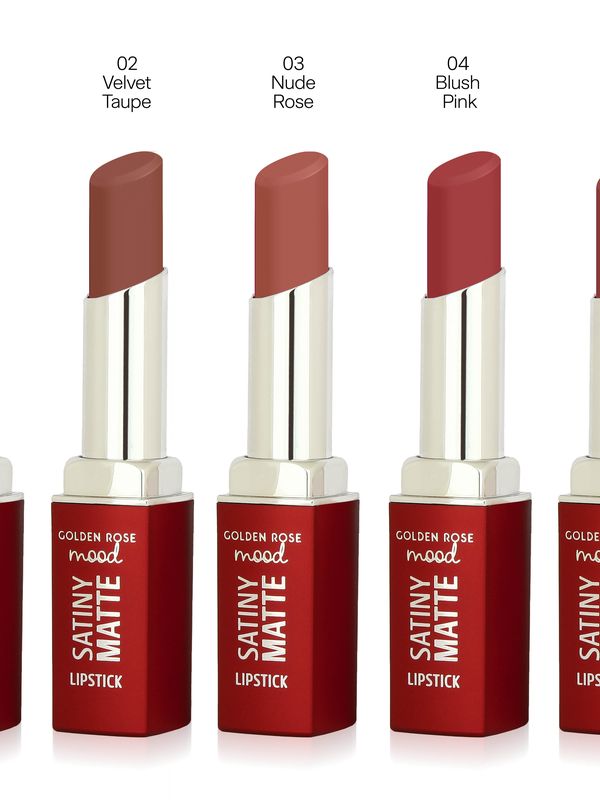 Golden Rose Mood Satiny Matte Lipstick