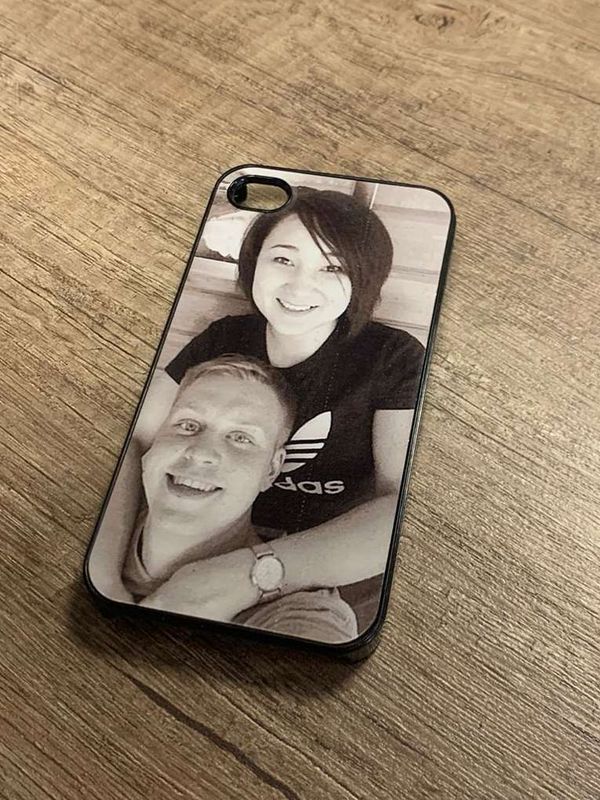 Чехол с печатью на iPhone