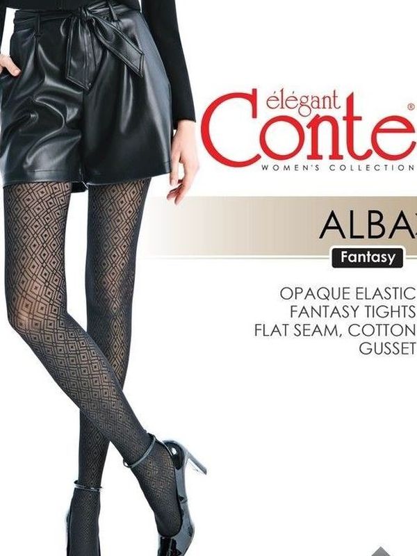 Conte Alba 60 DEN (с геометрическим рисунком)