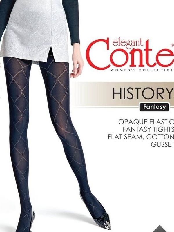 Conte History 50DEN (c геометрическим рисунком «ромбы»)