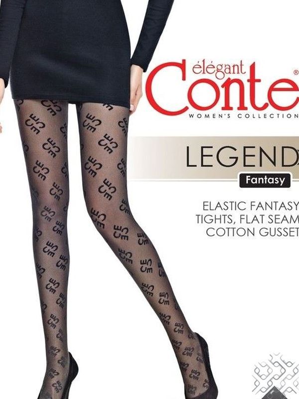 Conte Legend 30DEN (с логотипом и эффектом сетки)