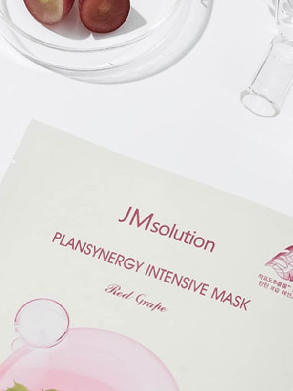 Укрепляющая тканевая маска с красным виноградом JMsolution