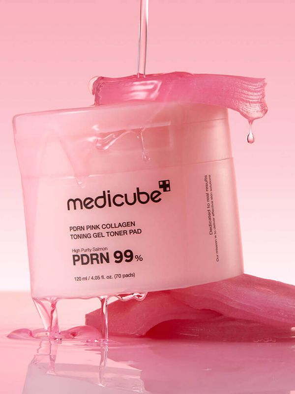 Гелевые тонер-пэды с ПДРН и коллагеном medicube PDRN Pink Collagen Toning Gel Toner Pad