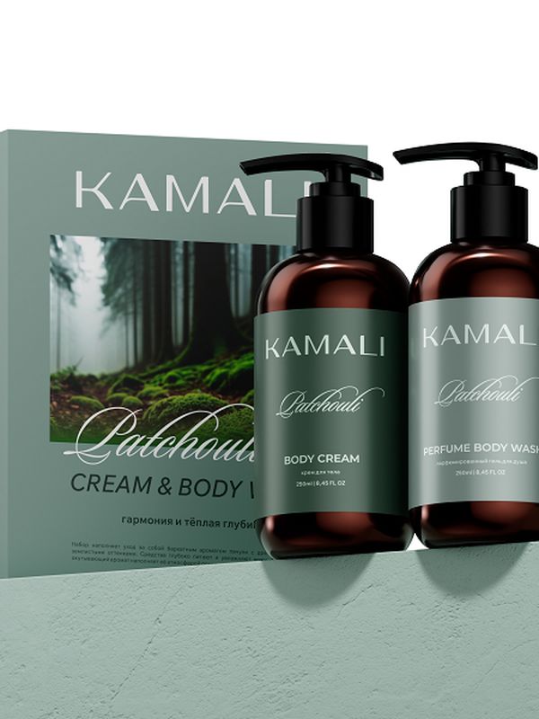 Набор из крема для тела и геля для душа Patchouli Kamali