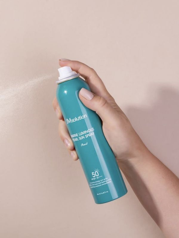 JMsolution Солнцезащитный спрей для лица и тела с жемчугом Marine luminous pearl sun spray SPF50+ PA++++