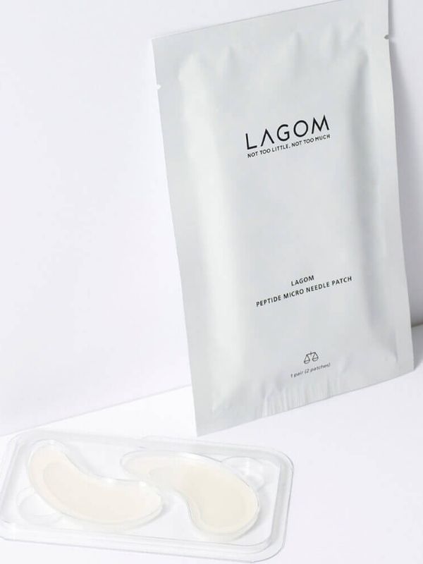 Пептидные патчи с микроиглами от морщин под глазами Lagom