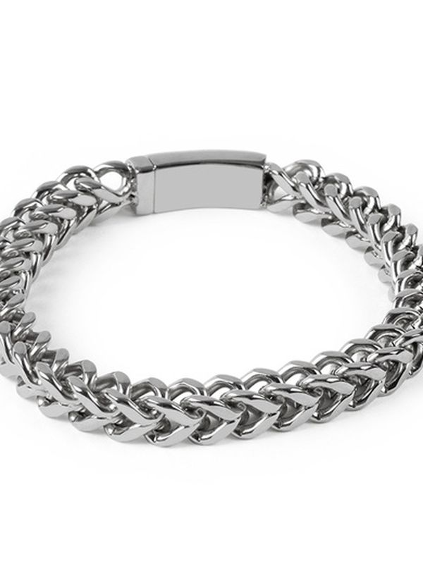 Браслет ювелирный мужской и женский Oxidation Spring Clasp Charm Men Bracelet