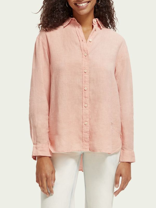 Рубашка Scotch&Soda Natural dyed oversized linen
