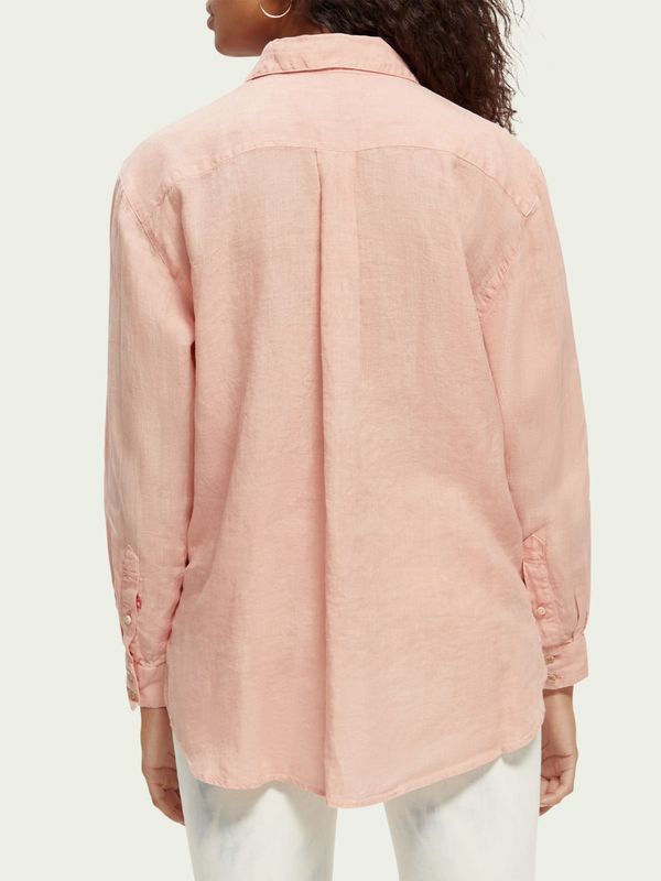 Рубашка Scotch&Soda Natural dyed oversized linen