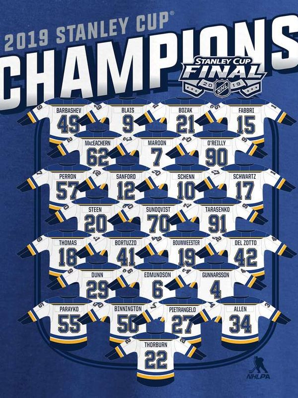 Футболка St. Louis Blues - Синий