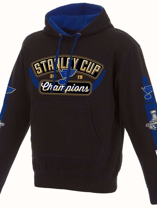 Толстовка с капюшоном St. Louis Blues - Тёмно-синий