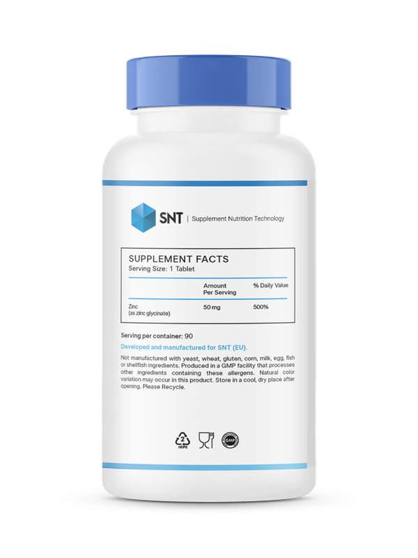 SNT Zinc Glycinate 50 mg, 90 таблеток