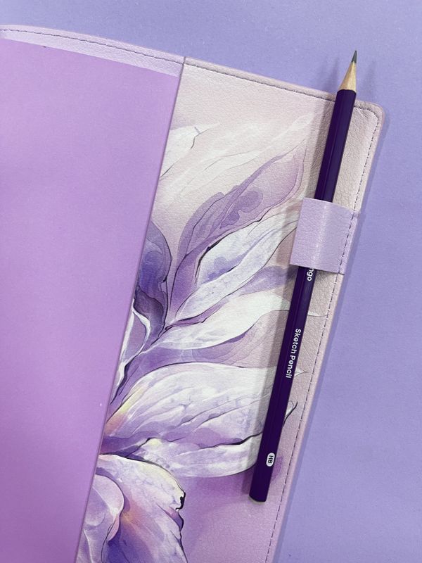 Записная книжка ESCALADA А5+ 120 л. Мраморный цветок кк 42512