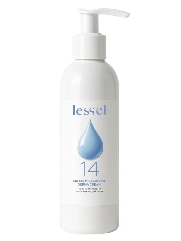 Регенерирующий увлажняющий крем LESSEL MICROBIOME DERMA CREAM №14, 200 мл