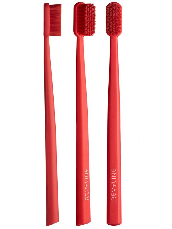 Набор зубных щеток Revyline SM6000 DUO Red + Black by Dr. Baburov